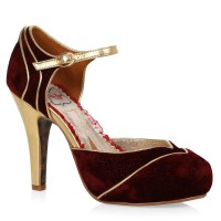 Ellie Shoes BP412-RUBY Burgundy