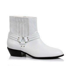 129-REBEL - White Patent