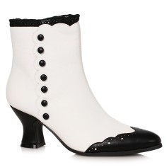 Ellie Shoes 253-VICTORIA White Black