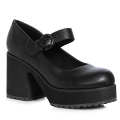 Ellie Shoes 356-ASTRID Black PU
