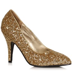 Ellie Shoes 411-SHIMMER Gold