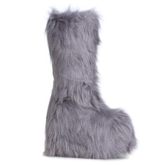 Ellie Shoes 500-FUZZ Grey