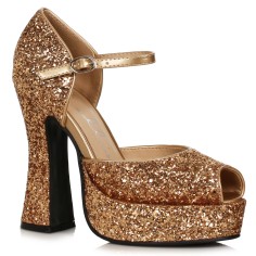 Ellie Shoes 557-SPARKLE Gold