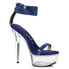 Ellie Shoes 609-ANIKA Blue