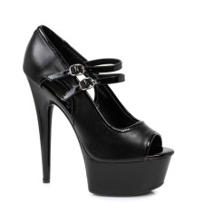 609-JET - Black PU