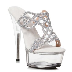 Ellie Shoes 609-SABRINA Silver