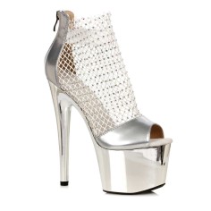 Ellie Shoes 709-ADRIANA - Silver