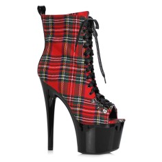 Ellie Shoes 709-CINDY Plaid
