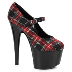 Ellie Shoes 709-DOM Plaid