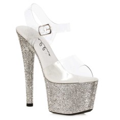 Ellie Shoes 709-ZINA Silver