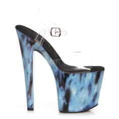 Ellie Shoes 821-FIERY Blue