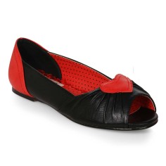 Ellie Shoes BP100-CLARA Black Red
