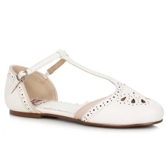 Ellie Shoes BP100-NANCY White