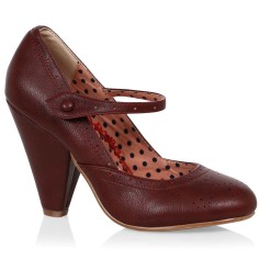 Ellie Shoes BP403-ELANOR Burgundy