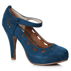 Ellie Shoes BP412-YVETTE Blue