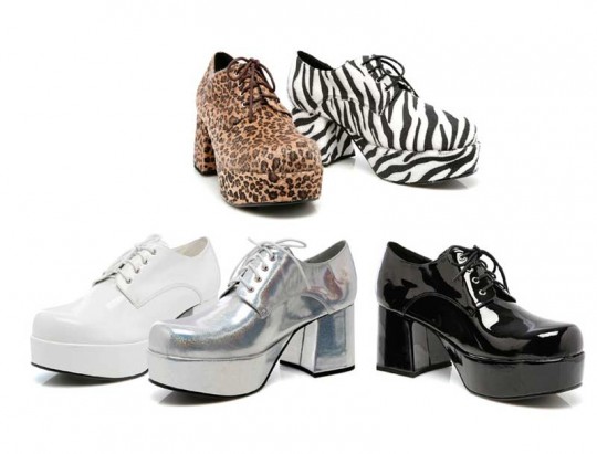 Sizes Ellie Shoes Mens 3 Heel with 1.5 Platform Pimp Shoe