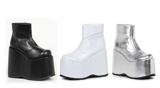 Ellie Shoes 500-FRANK - Black PU in 