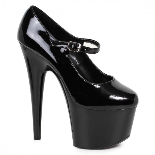 Ellie Shoes 709-DOM Black in Sexy Heels & Platforms - $75.67