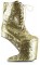 Bettie Page BP579-Chablis - Gold Glitter