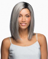 Sutton - Monofilament Top - Lace Front, Medium Length Blunt Cut Lob