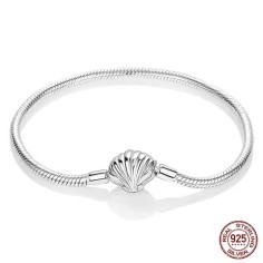 Silver 925 Star Moon Sun Four Leaf Clover Green Zircon Charms Bracelets - Silver