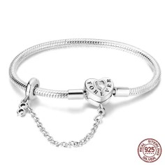 Silver 925 Star Moon Sun Four Leaf Clover Green Zircon Charms Bracelets - Silver