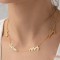 Personalized Custom Name Necklace Stainless Steel Multiple Names Nameplate Pendant Family Necklaces - Rose Gold Steinless Steel