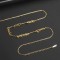 Personalized Custom Name Necklace Stainless Steel Multiple Names Nameplate Pendant Family Necklaces - Gold Steinless Steel