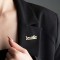 Custom Personalized Nameplate Stylish Unique Brooch - Rose Gold Steinless Steel
