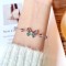 Korean Drama Nevertheless Butterfly Double Color Bracelets - Silver