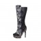 Arianna - Black Blue Matte