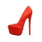 Bombshell-31 Red Satin Genuine SPECIAL 