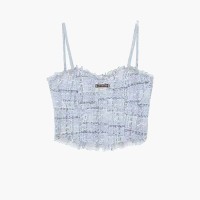 Summer Style Korean Kpop Kdrama Vest - LightBlue Polyester Cotton