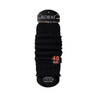 Balletcore Classic Essentials Knit Sports Aerobics Leg Warmers Leggings - Black