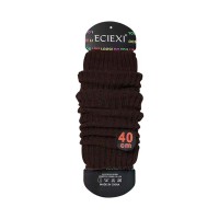 Balletcore Classic Essentials Knit Sports Aerobics Leg Warmers Leggings - Coffee