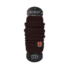 Balletcore Classic Essentials Knit Sports Aerobics Leg Warmers Leggings - Coffee