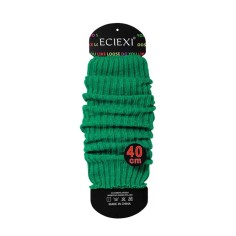 Balletcore Classic Essentials Knit Sports Aerobics Leg Warmers Leggings - Emerald Green