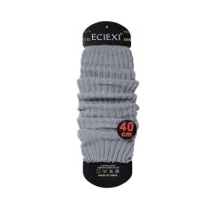 Balletcore Classic Essentials Knit Sports Aerobics Leg Warmers Leggings - Gray