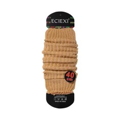 Balletcore Classic Essentials Knit Sports Aerobics Leg Warmers Leggings - Khaki