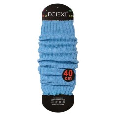 Balletcore Classic Essentials Knit Sports Aerobics Leg Warmers Leggings - SkyBlue
