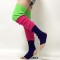 Soft Knitted Leg Cover Body Cover Yoga Dance Leggings Leg Warmers - Multicolor