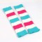 Ribbed Bright Footless 80s Neon Colored Aerobics Knit Sweet Leg Warmers Leggings - Multicolor