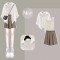 Summer Spring Style Korean Kpop Kdrama Sunscreen Shirt Top Vest Shorts Matching Set - Dirty White Brown Polyester Cotton