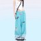 Punk Kpop Harajuku Streetwear High Waist American Wide Gothic Pants - Blue Denim