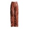 Punk Kpop Harajuku Y2k Solid High Waist Multi Pocket Loose Fit Pants - Orange Faux Leather