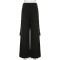 Punk Kpop Harajuku Y2k High Waist Pant Grunge Cargo Pants Mall Gothic Baggy Techwear Looking Pants - Black Cotton