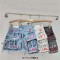 Punk Kpop Harajuku Y2k Multiple Pockets Graffiti Mini Skirts - Blue Denim