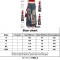 Hole Look Thin Trendy Punk Kpop Harajuku High Waist Loose Wide Leg Jeans Mopping Pants - Blue Denim