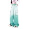 Punk Kpop Harajuku Y2k Multi Pocket Loose Parachute Oversize High Waist Baggy Pants - Pink Cotton