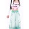 Punk Kpop Harajuku Y2k Multi Pocket Loose Parachute Oversize High Waist Baggy Pants - Pink Cotton